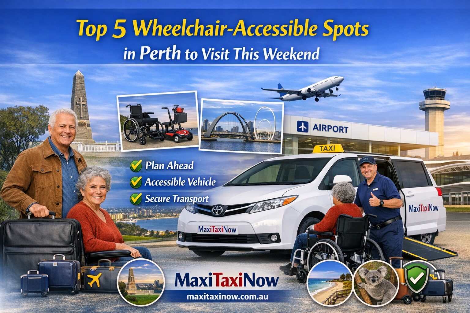 Top 5 Wheelchair-Accessible Spots in Perth to Visit This Weekend