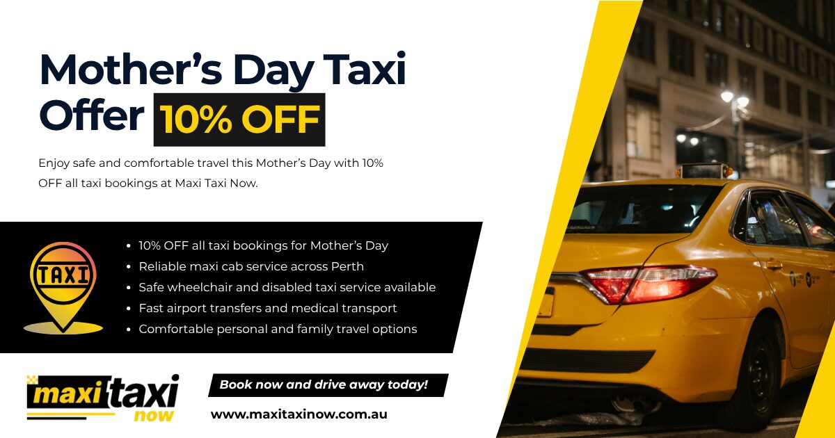 Mother’s Day Taxi Offer 10% OFF